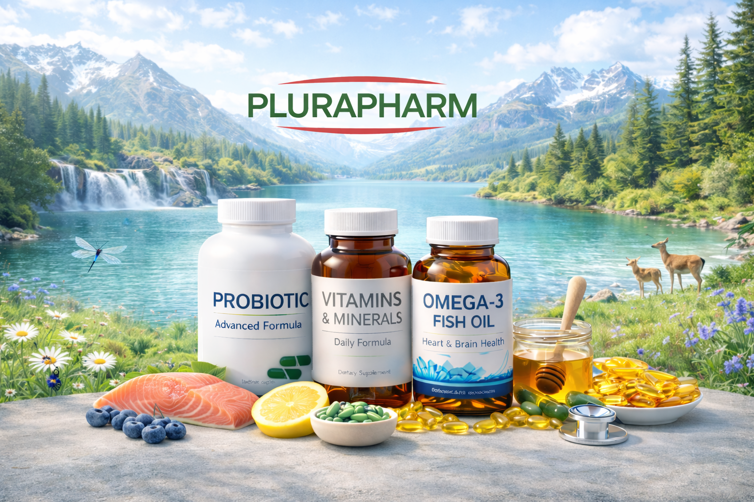 Natürliche Nahrungsergänzung mit Fokus auf tägliche Einnahme