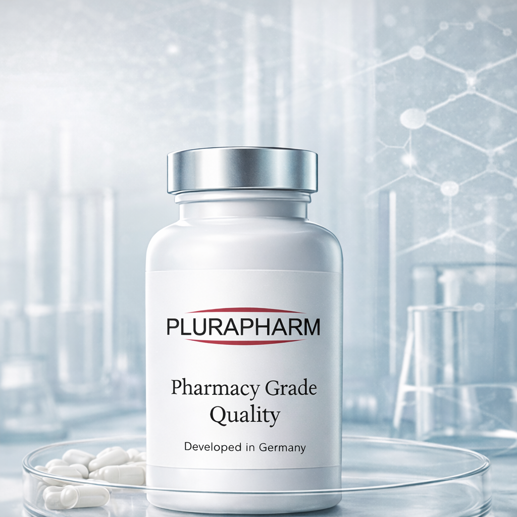 Natürliche Supplement-Kapseln mit pflanzlichem Kontext